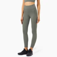 High Waist Squat Proof Elastic Capri with Pocket - Image 5