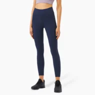 High Waist Squat Proof Elastic Capri with Pocket - Image 6