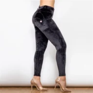 Thick Black Shaping Exercise Pants - Image 6