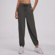 Loose Fitting Drawstring Sports Casual Capri