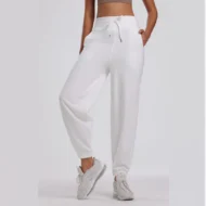Loose Fitting Drawstring Sports Casual Capri - Image 5