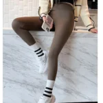 High Waist Brushed Shark Leggings