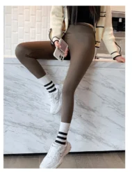 High Waist Brushed Shark Leggings
