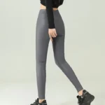 High-Grade Fleece PU Leather Leggings