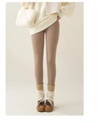 Rabbit Fleece Lined Sharkskin Legging - Image 9