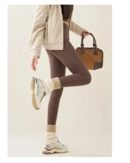 Rabbit Fleece Lined Sharkskin Legging - Image 10