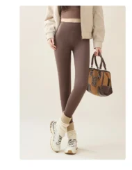Rabbit Fleece Lined Sharkskin Legging